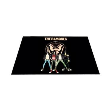 Imagem de Bandeira Ramones Em Poliéster Impressa Para Decoração De Carros, Garag