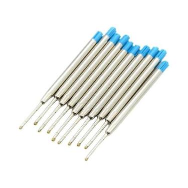 Imagem de Recargas De Caneta Esferográfica Azul E Preta 1.0mm, 10 Peças Para Esc
