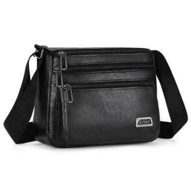 Imagem de Bolsa tiracolo portátil para homens e mulheres, mochila clássica de ombro, mochila de peito para caminhadas, viagens NSDJB11