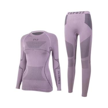 Imagem de Conjunto De Roupa Térmica Unissex Para Esqui, Fitness, Treino, Ginásti