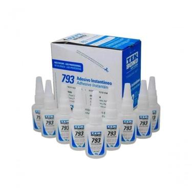 Imagem de Adesivo Instantâneo 793 20g Caixa C-10 Tekbond