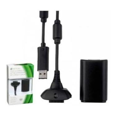 Imagem de Bateria Carregador Controle Xbox 360 58000mah