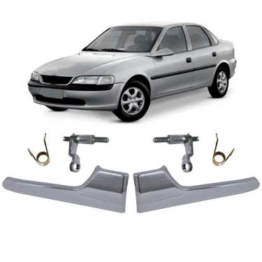 Imagem de Par Maçaneta Gatilho Interno Cromado Portas Traseiras Vectra