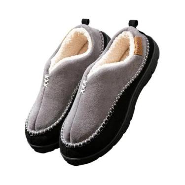 Imagem de Chinelos De Inverno Masculinos Com Espuma De Memória, Quentes E Antide