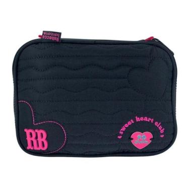 Imagem de Estojo Box Rebecca Bonbon Heart Beats Escolar 36 Lápis Preto