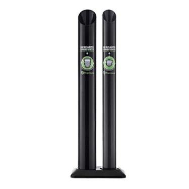 Imagem de Lixeira Coletor Porta Copos Copo Descartavel De Agua e Café 50 200ml P