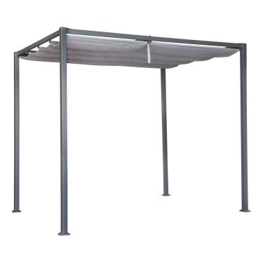Imagem de Tenda Pergolado Cinza Aco E Poliester 3x3m - Lisboa