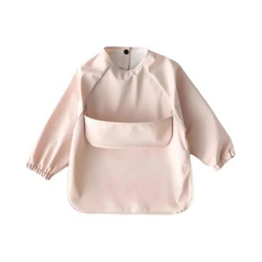 Imagem de Avental De Pintura Impermeável De Manga Longa Para Bebês, Babador Maci