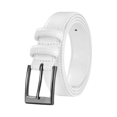 Imagem de Cinto Masculino Casual De Couro Legítimo Com Fivela De Agulha Retrô Si