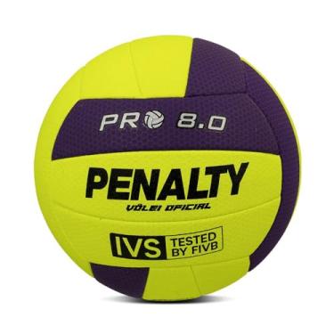 Imagem de Bola VôleiI 8 Pro IX PENALTY, Amarelo, 67 cm