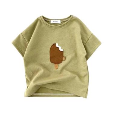 Imagem de Camisetas De Algodão Para Bebês, Meninos E Meninas, Camisetas De Verão