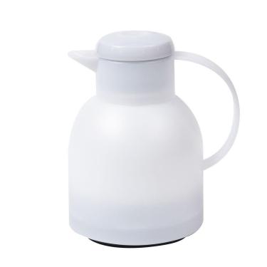 Imagem de Garrafa Térmica De 1 Litro Quick Press Samba Emsa Branca