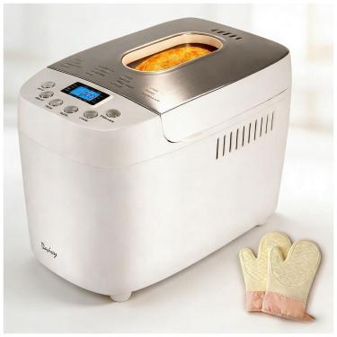 Imagem de Panificadora Automática até 1.3 kg com 15 Predefinições 850W Branca, 110v, DAVIVY, Branco