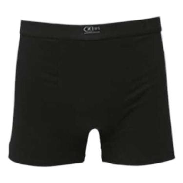 Imagem de Cueca Boxer Vik Masculina Em Cotton Elastano Zeus  Demillus, Preto, P