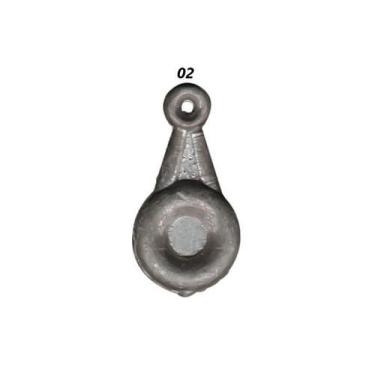Imagem de Chumbo gota para pesca com 2 unidades - BellaPesca, N° 02, 1 unidade
