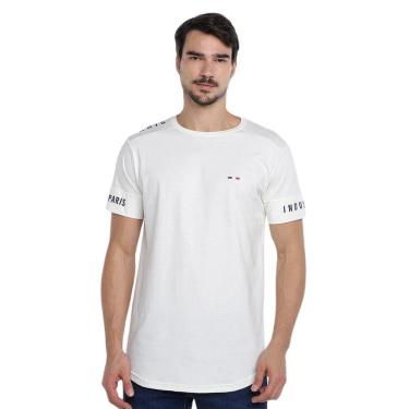 Imagem de Camiseta Masculina Industrie Especial França Paris Recortada Algodão-Masculino
