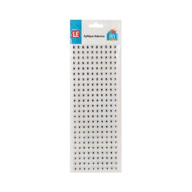 Imagem de Adesivo Strass Le 8mm Cartela com 240 Unidades - Item Sortido