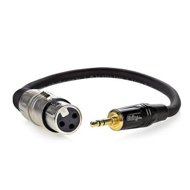 Imagem de Cabo Xlr Para P2 áudio Profissional Estereo - 30 Cm
