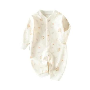 Imagem de Macacão De Algodão Para Bebê Recém-Nascido Com Estampa Do Mickey, Roup