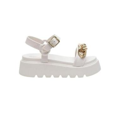 Imagem de Sandalia Feminina Petite Jolie Branca Wish - PJ758333-Feminino