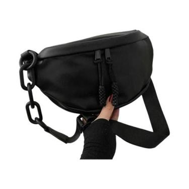 Imagem de Mochila De Peito Feminina Em PU, Design De Marca Nova 2024, Bolsa Casu