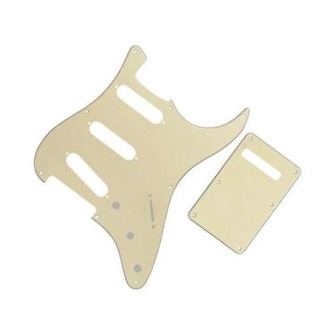 Imagem de Conjunto De Escudo Protetor Vintage ST De 8 Furos SSS Para Guitarra El