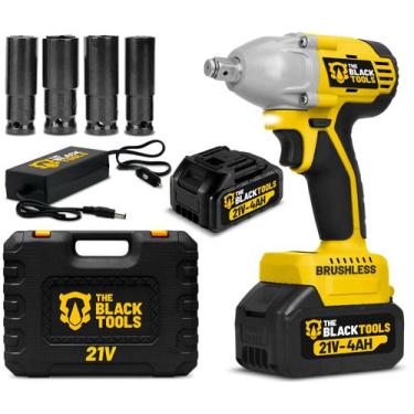 Imagem de Chave De Impacto A Bateria 21v Bivolt Tb-21i The Black Tools