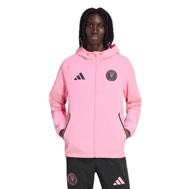 Imagem de Jaqueta Inter Miami Corta-Vento Adidas Zíper Tiro Travel Masculina-Masculino