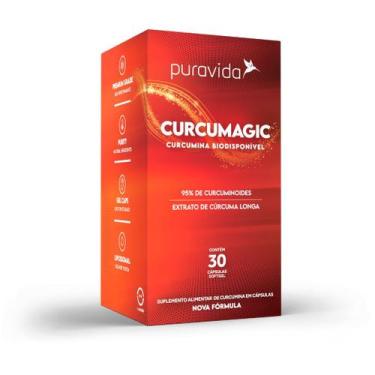 Imagem de Cúrcuma Curcumagic - Pura Vida, 30 Capsulas
