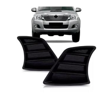 Imagem de Grade Lateral Parachoque Hilux Srv Sr 2012 2013 2014 2015 - Grade Impo