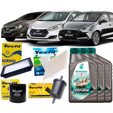 Imagem de Kit Troca De Óleo 5w30 e Filtros Hyundai Hb20 e Hb20s 1.0 12v 2012 201