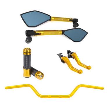 Imagem de Manete Manopla Guidão Retrovisor Z 300 400 Ninja 250 300 400 - Stark R