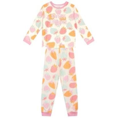 Imagem de Pijama infantil menina frutinhas brilha no escuro Brandili-Feminino