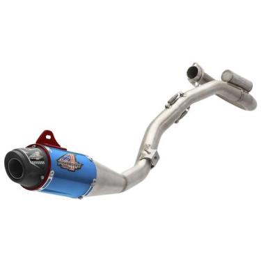 Imagem de Escape Completo Pro Tork Powercore 4 Crf 300f 2025 Em Diante, AZUL, CR