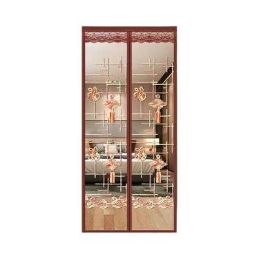 Imagem de Tela Mosquiteira Magnética Automática De Tamanho Grande Para Porta, Re