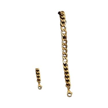 Imagem de Pulseira Clássica Feminina Em Aço Inoxidável Banhada a Ouro, À Prova d