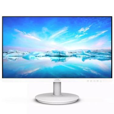Imagem de Monitor Philips 21,5" LED FULL HD HDMI VGA Branco - 221V8LW