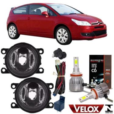 Imagem de Kit milha citroen c4 vtr 2007 a 2013 e super led - BIBAS