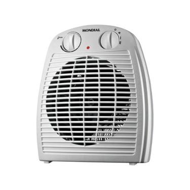 Imagem de Aquecedor A Ar Mondial Cinza e Branco 2000W A08, Cinza, 110V