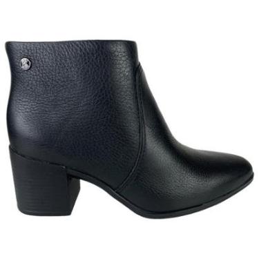 Imagem de Bota Feminina Bottero Couro Legitimo Cano Curto Salto Bloco-Feminino