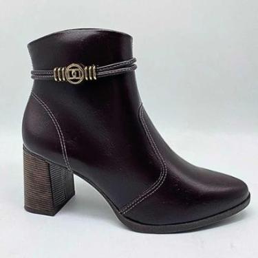 Imagem de Bota Feminina Dakota Cano Curto Salto Estilosa Conforto D2162-Feminino