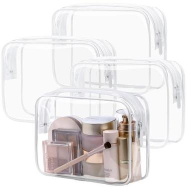 Imagem de Bolsas de maquiagem transparentes PACKISM, bolsa de viagem tamanho de 