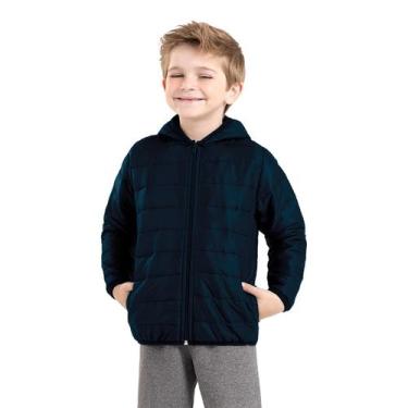 Imagem de Jaqueta Casaco Infantil Frio Menino Bobojaco Azul Rovikids, Azul, Mari