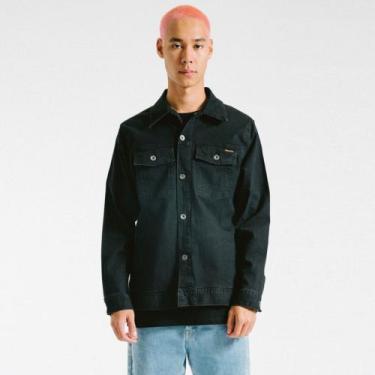 Imagem de Jaqueta Volcom Jeans Solid Colors Preta, Preto, G