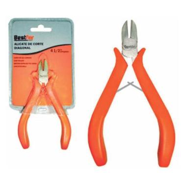 Imagem de Alicate De Corte Diagonal 4.1/2Pol 115mm Bestfer