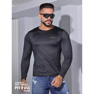 Imagem de Camiseta Masculina Manga Longa Colors Lançamento Pitbull-88055 - PIT B