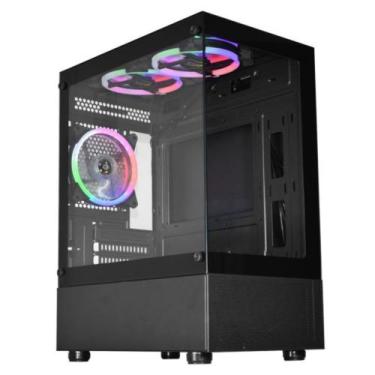 Imagem de Gabinete Gamer Kmex CG-02TW Aquario 3 fans