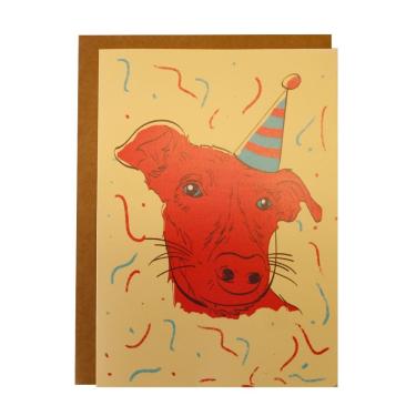 Imagem de Cartão Comemorativo Desembrulha Dog Lover Papel Texturizado 250 Formato Retrato 21x14,8cm com Envelope