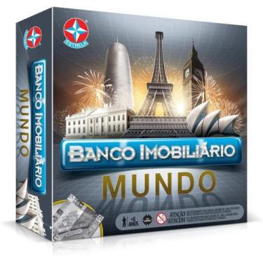 Imagem de Banco imobiliario mundo jogo de tabuleiro - estrela