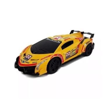 Imagem de Carro de Controle Remoto Esportivo Phantom Amarelo C/ Aerofólio - Well